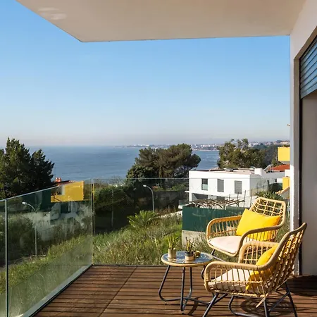 ヴィラ Modern With Sea & River View Pool And Gym. リスボン