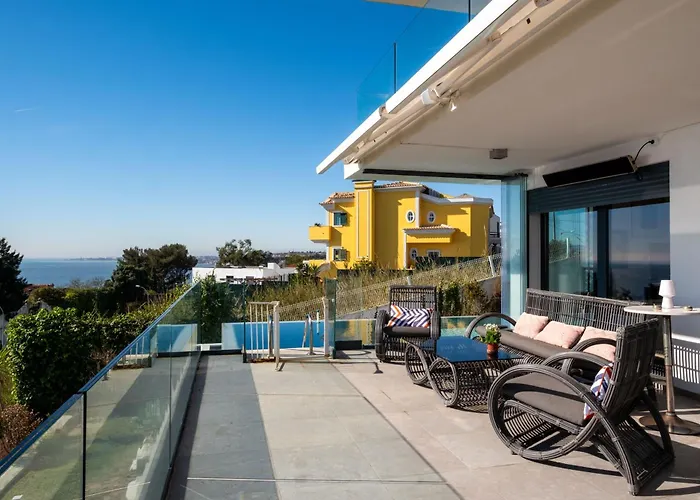 Modern With Sea & River View Pool And Gym. 别墅 Lisboa