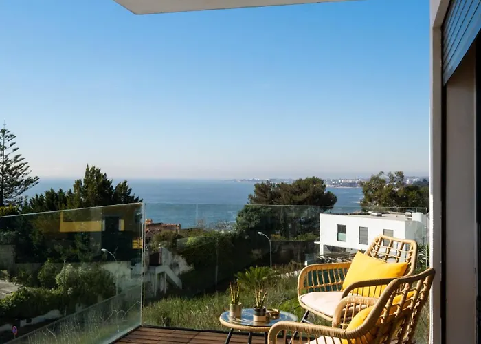 Modern With Sea & River View Pool And Gym. 别墅 Lisboa